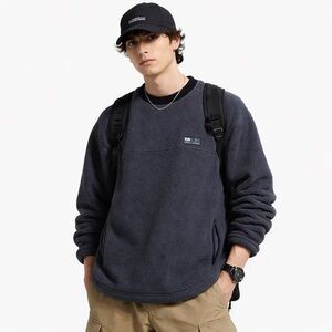 Vintage Eddie Bauer EBTEK Heavy Fleece Pullover 90s Tech Gorpcore | Men’s S